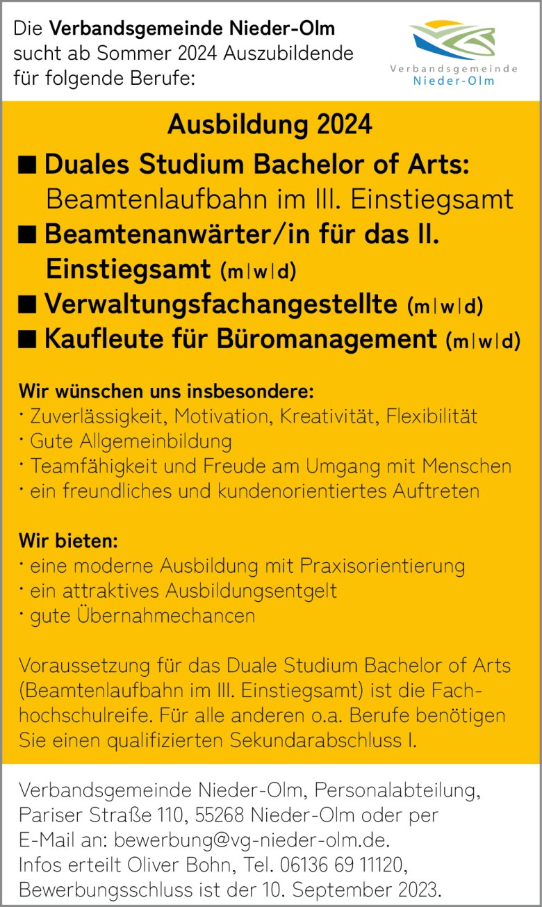 Ausbildung 2024