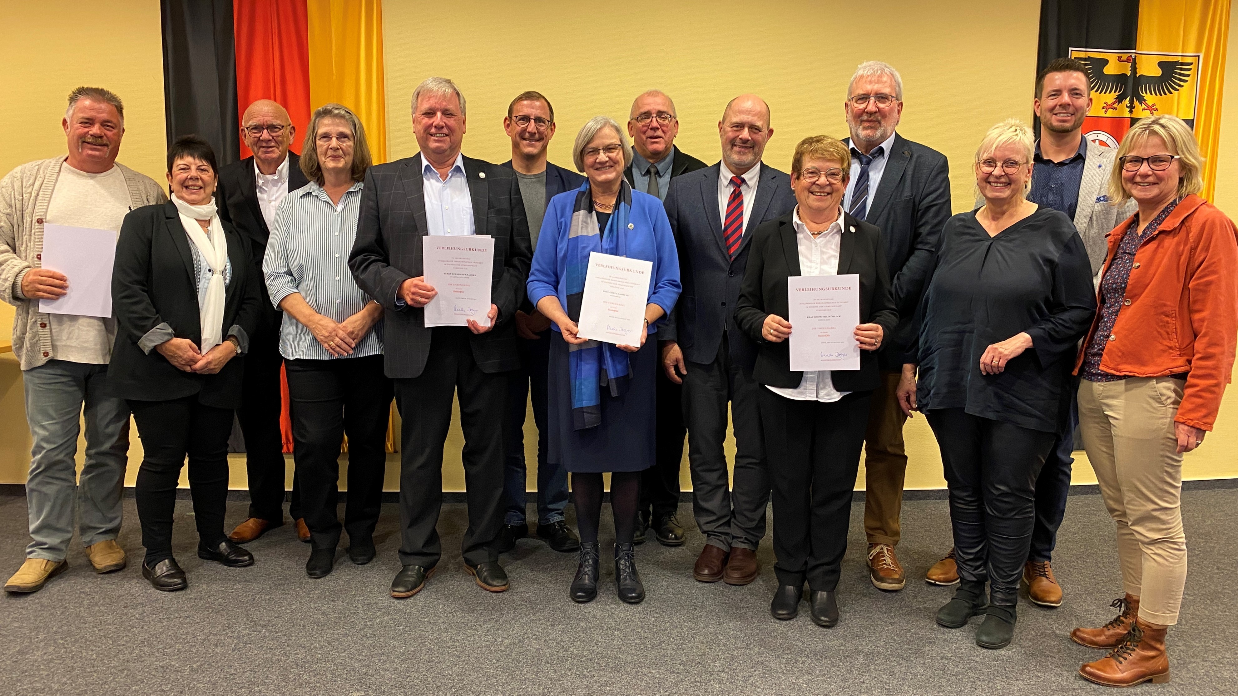 Aushändigung Ehrennadel