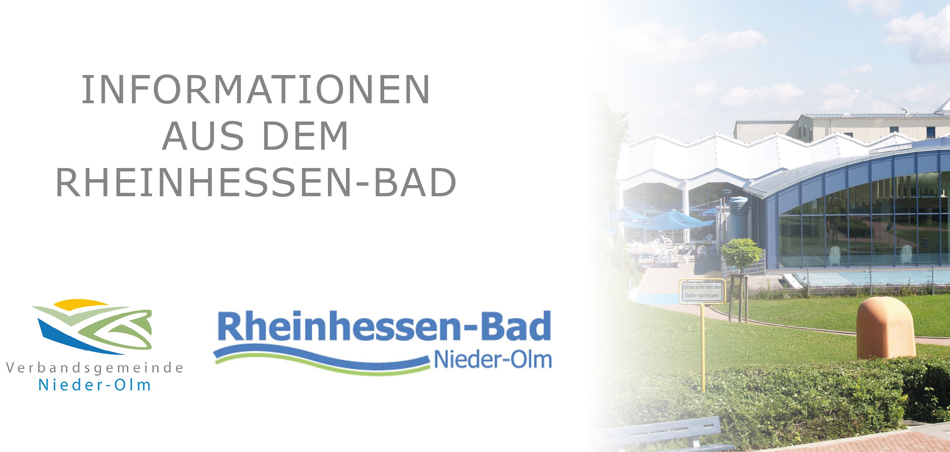 Auf dem Bild erkennt man ein Becken des Rheinhessen-Bades in Nieder-Olm. 