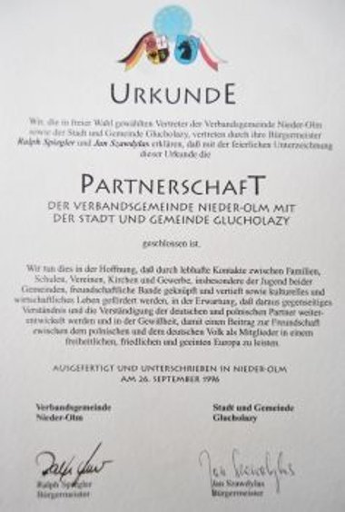 Partnerschaftsurkunde