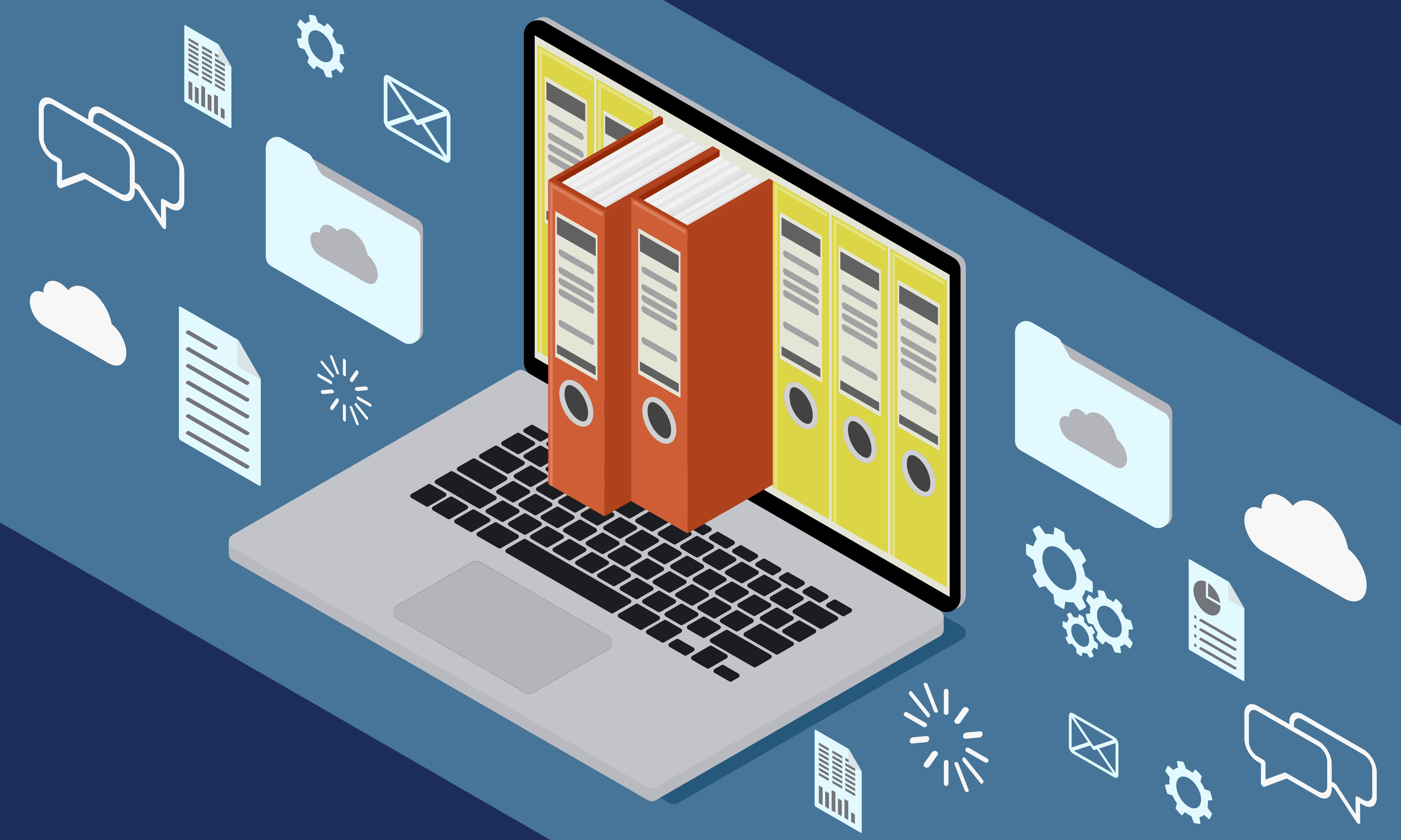 E-Akte Verwaltung OZG Papierloses Büro Behörde Digitalisierung