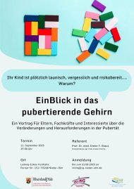EinBlick in das pubertierende Gehirn (Sprechblasen) - 4