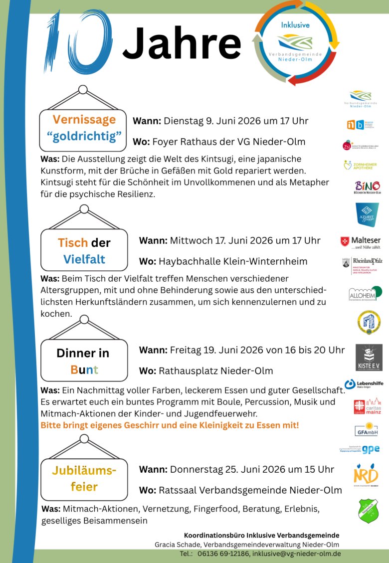 10 Jahre Inklusive VG Plakat - 1