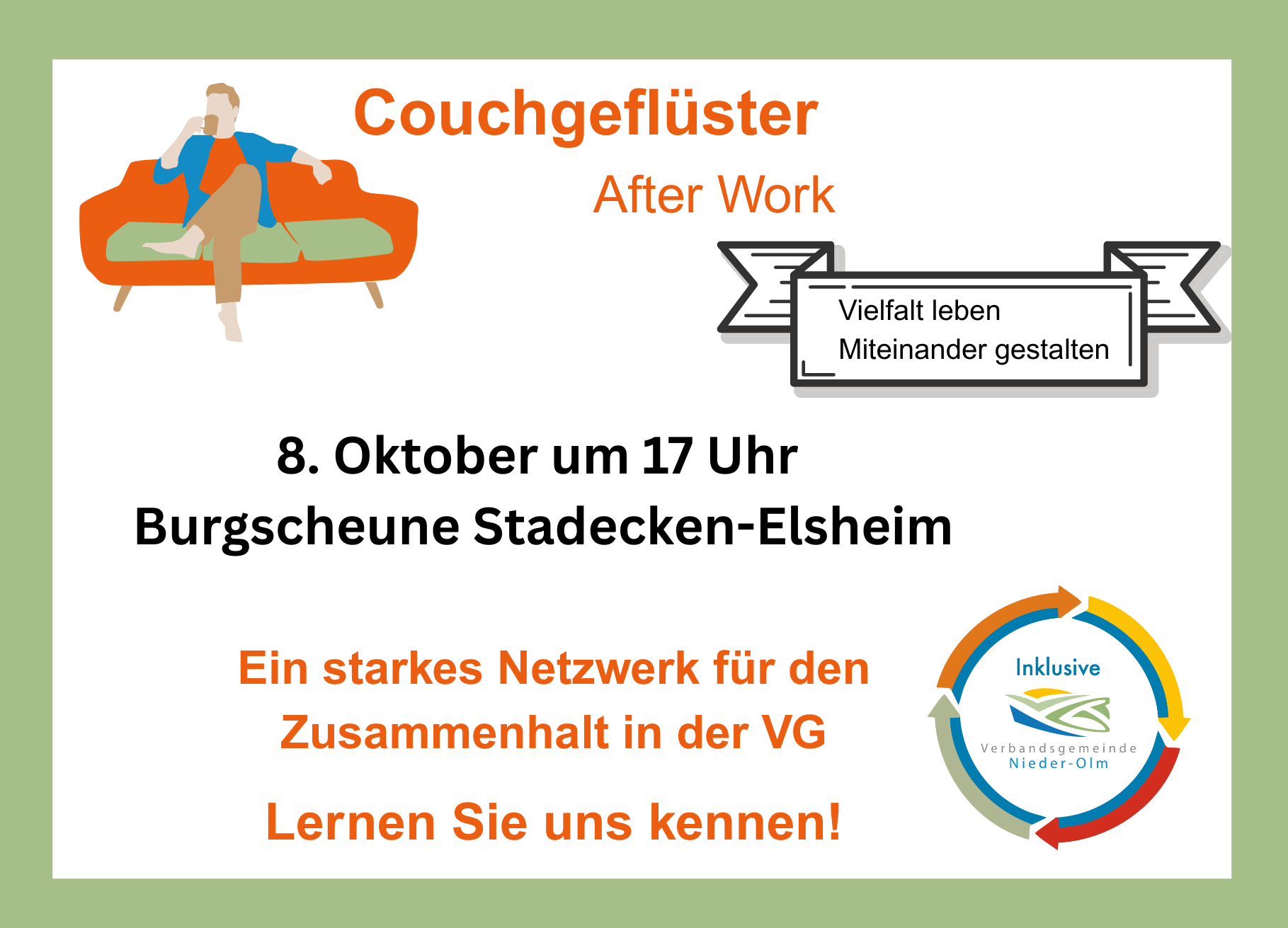 Postkarte Netzwerkveranstaltung (154 x 111 mm) - 1